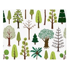 Chrismas Tree Greeen  Double Sided Flano Blanket (large)  by nateshop