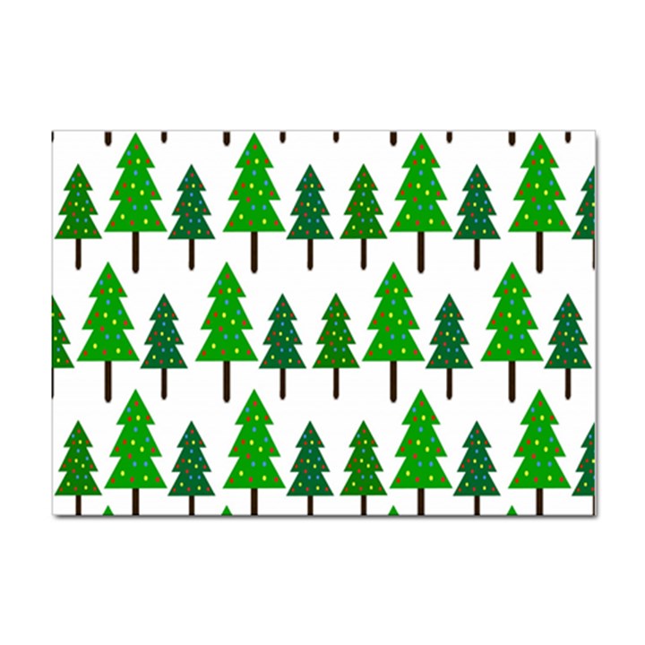 Chrismas Tree Greeen Sticker A4 (10 pack)