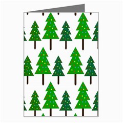 Chrismas Tree Greeen Greeting Card by nateshop