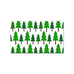 Chrismas Tree Greeen Sticker Rectangular (10 Pack) by nateshop