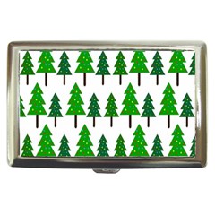 Chrismas Tree Greeen Cigarette Money Case by nateshop