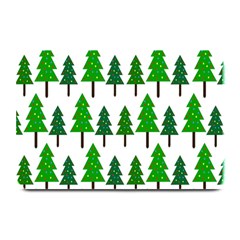 Chrismas Tree Greeen Plate Mats by nateshop