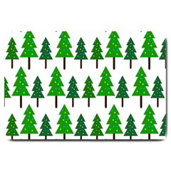 Chrismas Tree Greeen Large Doormat by nateshop