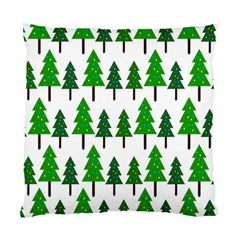 Chrismas Tree Greeen Standard Cushion Case (two Sides) by nateshop