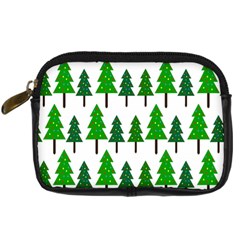 Chrismas Tree Greeen Digital Camera Leather Case by nateshop