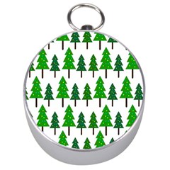 Chrismas Tree Greeen Silver Compasses by nateshop