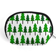 Chrismas Tree Greeen Accessory Pouch (medium) by nateshop