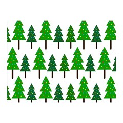 Chrismas Tree Greeen Double Sided Flano Blanket (mini)  by nateshop