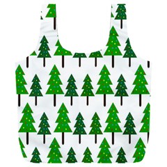 Chrismas Tree Greeen Full Print Recycle Bag (xxxl) by nateshop