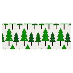 Chrismas Tree Greeen Banner And Sign 8  X 3 