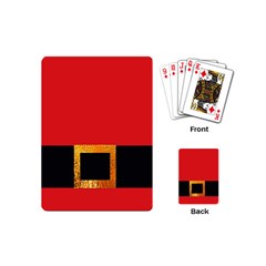 Christmas-acessories,santaclaus Playing Cards Single Design (mini) by nateshop