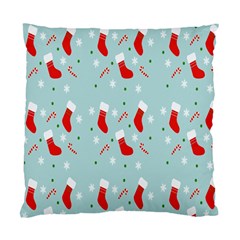 Christmas-pattern -christmas-stockings Standard Cushion Case (two Sides) by nateshop