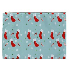 Christmas-pattern -christmas-stockings Cosmetic Bag (xxl) by nateshop