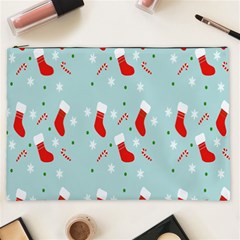 Christmas-pattern -christmas-stockings Cosmetic Bag (xxl) by nateshop