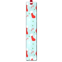 Christmas-pattern -christmas-stockings Large Book Marks by nateshop