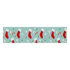 Christmas-pattern -christmas-stockings Banner And Sign 4  X 1  by nateshop