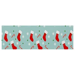 Christmas-pattern -christmas-stockings Banner And Sign 12  X 4  by nateshop