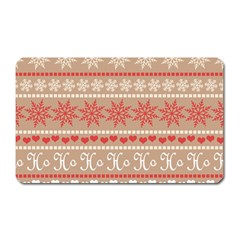 Christmas-pattern-background Magnet (rectangular) by nateshop