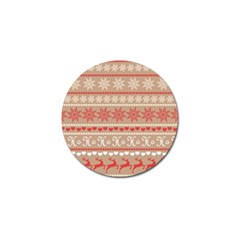 Christmas-pattern-background Golf Ball Marker by nateshop