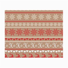 Christmas-pattern-background Small Glasses Cloth by nateshop