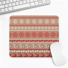 Christmas-pattern-background Large Mousepad by nateshop