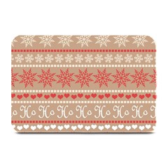 Christmas-pattern-background Plate Mats by nateshop