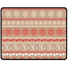 Christmas-pattern-background Fleece Blanket (medium)  by nateshop