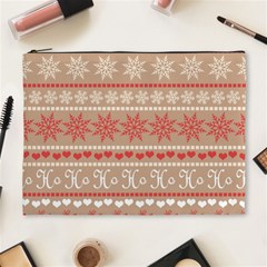 Christmas-pattern-background Cosmetic Bag (xl) by nateshop