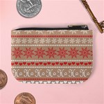 Christmas-pattern-background Mini Coin Purse Back