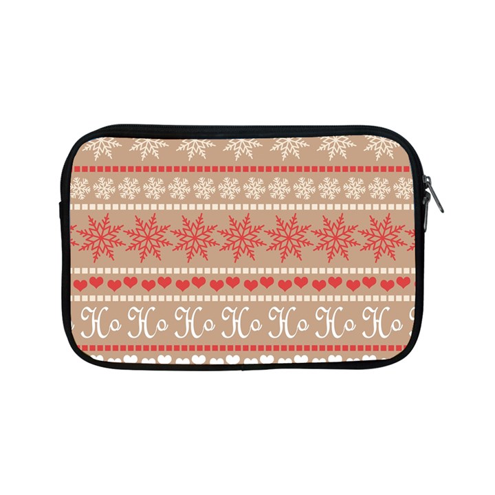 Christmas-pattern-background Apple iPad Mini Zipper Cases