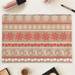 Christmas-pattern-background Cosmetic Bag (xxl) by nateshop