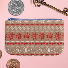 Christmas-pattern-background Large Coin Purse by nateshop