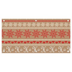 Christmas-pattern-background Banner And Sign 4  X 2  by nateshop