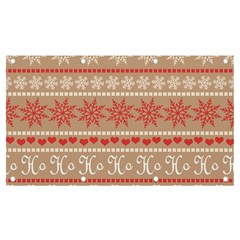 Christmas-pattern-background Banner And Sign 7  X 4  by nateshop