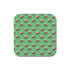 Christmas-santaclaus Rubber Square Coaster (4 Pack) by nateshop