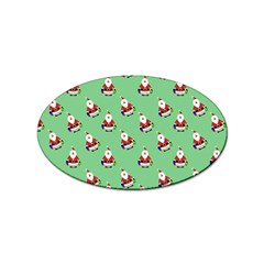 Christmas-santaclaus Sticker Oval (10 Pack)