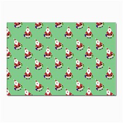 Christmas-santaclaus Postcards 5  X 7  (pkg Of 10) by nateshop