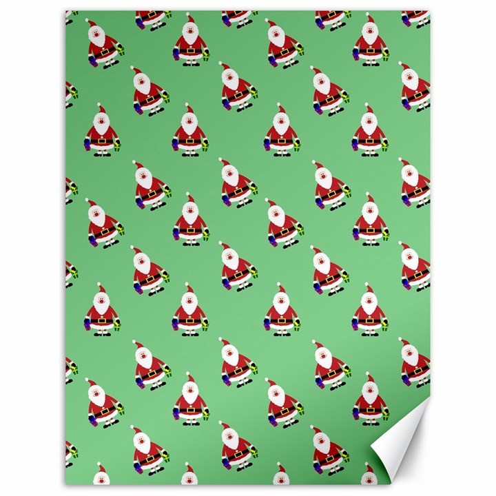 Christmas-santaclaus Canvas 12  x 16 