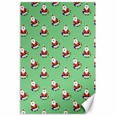 Christmas-santaclaus Canvas 24  X 36  by nateshop