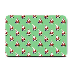 Christmas-santaclaus Small Doormat by nateshop