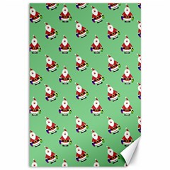 Christmas-santaclaus Canvas 12  X 18  by nateshop