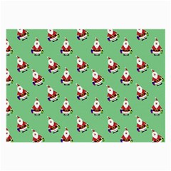 Christmas-santaclaus Large Glasses Cloth by nateshop