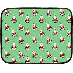 Christmas-santaclaus Fleece Blanket (mini) by nateshop