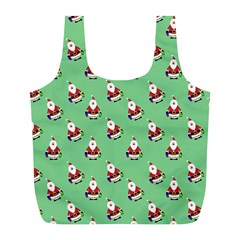 Christmas-santaclaus Full Print Recycle Bag (l) by nateshop