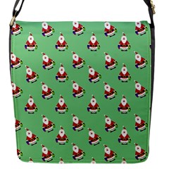 Christmas-santaclaus Flap Closure Messenger Bag (s) by nateshop