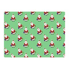 Christmas-santaclaus Double Sided Flano Blanket (mini)  by nateshop