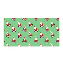 Christmas-santaclaus Satin Wrap 35  X 70  by nateshop