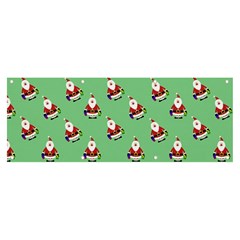 Christmas-santaclaus Banner And Sign 8  X 3  by nateshop