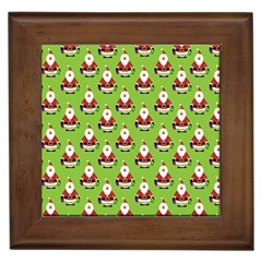 Christmas-santaclaus Framed Tile by nateshop