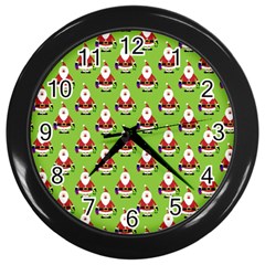 Christmas-santaclaus Wall Clock (black) by nateshop